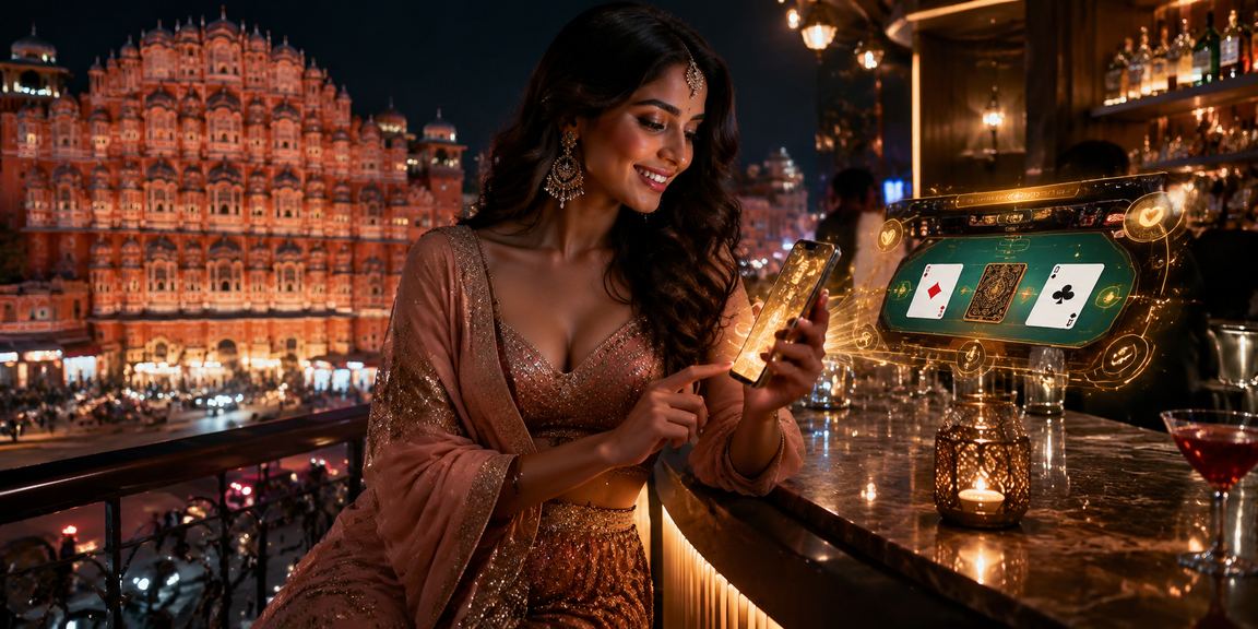 Players enjoying Andar Bahar card game in Jaipur